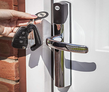 Keyless access via YALE smart lock technology