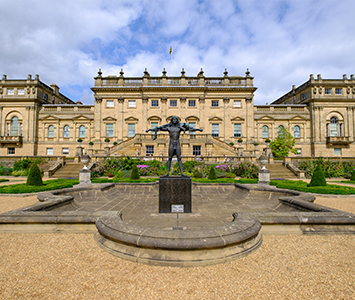 The historic Harwood Hall, a popular visitor attraction in Leeds