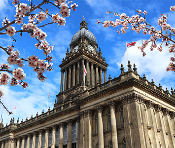 The iconic and historic Leeds City Hall